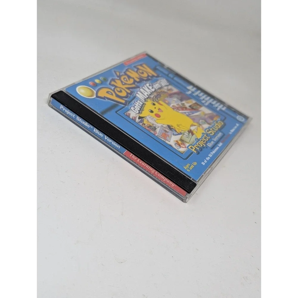 Pokemon Gotta Make Em All Project Studio Blue Version PC Complete‎ CIB w/ Manual